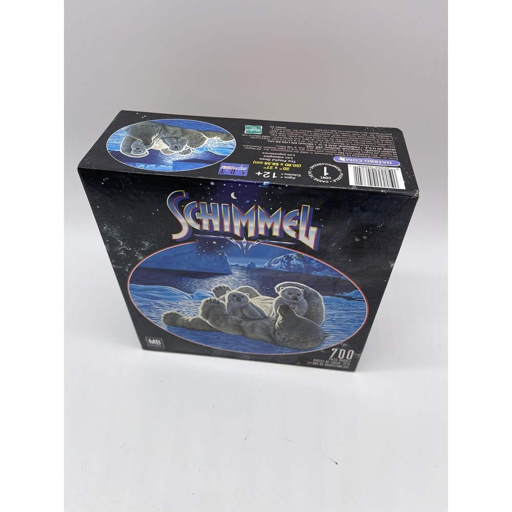 Schimmel MB Puzzle 700 Piece Polar‎ Bears Arctic Night Sky - Picture 3 of 3